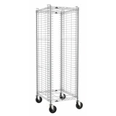 End-Load Wire Tray Cart, 21.75" x 27" x 69"