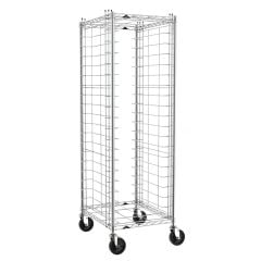 End-Load Wire Tray Cart, 21.75" x 27" x 69"