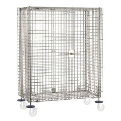 Metro SEC55S-SD Stainless Steel Security Cart, fits 24" x 48" Shelves