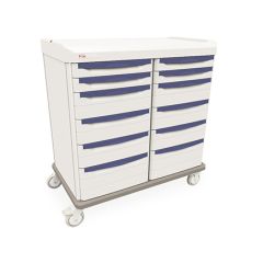 Metro SXRD43CM3 Starsys High Double Column Mobile Cart with Drawers, 25" x 42.5" x 44.75"