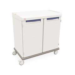 Metro SXRD43CM4 Starsys High Double Wide Mobile Enclosed Cart with Shelf, 28" x 42.5" x 44.75"
