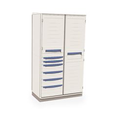 Metro SXRD72TU3 Starsys Pre-Configured Double-Wide Stationary Cabinet, 72.5" x 41.3" x 23.4"