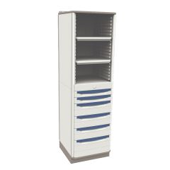 Starsys Pre-Configured Stationary Cabinet, 72.5" x 21.5" x 23.4"