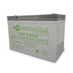 Newcastle B206 100AH Sealed Lead Acid Battery for NB, PC, RC & PP Series Carts
