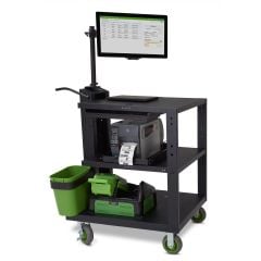 Newcastle PC490NU2 PC Series Heavy-Duty Computer Cart for Nucleus Power Swap System
