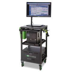 Newcastle Systems EC380-LI-PKG EC Series Mobile Powered Workstation Kit with with Fixed 960Wh LiFePO Battery, 21.75" x 20" x 43"
