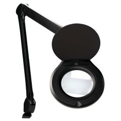 OC White ALRO5-45-5D Accu-Lite® LED Magnifier with 5" Round, 5 Diopter Lens & Edge Clamp