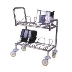 Palbam Class 4-PWC WIP Wafer Transport Cart with 4 Nests for 200mm Wafers, 16" x 35" x 37"