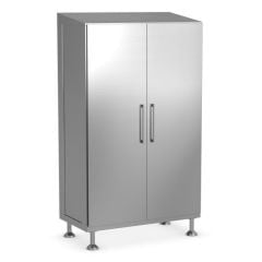 Stainless Steel Cleanroom Cabinet with 6 Shelves, 24" x 48" x 83"