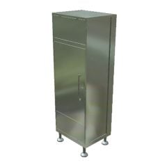 Electropolished Stainless Steel Soiled Garment Cabinet, 21" x 26" x 77"