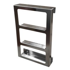 Palbam GD0208 Electropolished Stainless Steel Glove Box Holder with 3 Slots, 3" x 5.5" x 11"