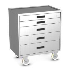 Palbam CT0702 Stainless Steel Mobile Tool Cart, 18.5" x 29" x 33.4"