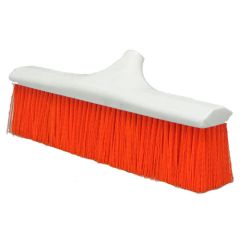 Perfex 2418 Rough Sweep Push Broom Head, Orange, 18" Wide