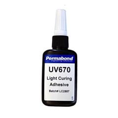 Permabond UV670 UV Curable Adhesive - 50mL Bottle