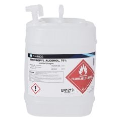 Pharmco 211USP/NFSS05 70% Isopropyl Alcohol (IPA), USP-Grade, 5 Gallon Shelf-Sitter