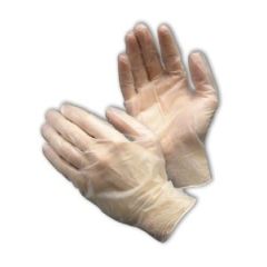 PIP 100-2824/S CleanTeam® 5 Mil Vinyl Cleanroom Gloves, 9.5", Small