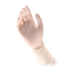 PIP 100-323000/S CleanTeam® 7 Mil Latex Cleanroom Gloves, 12", Small
