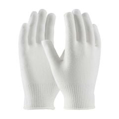 PIP 41-002L Thermal Seamless Knit Elastane Gloves, 13-Gauge, White