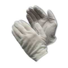 PIP 97-510 Cotton/Polyester Lisle Unhemmed Men's Light Weight Inspection Gloves