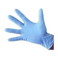 Powder-Free 5 Mil Nitrile Cleanroom Gloves, Blue, Large