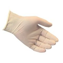 Primary Products 310-45 GentleGuard Powder-Free Disposable 5 Mil Latex Gloves, White