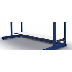 Production Basics 8446 Under-Surface Shelf with Standard Laminate for C-Leg Workbenches, 15" x 72"