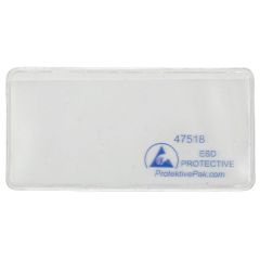 Protektive Pak 47518 Dissipative Document Holder, 4" x 2"