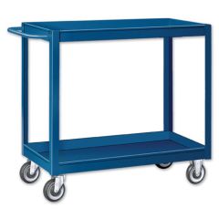 Pucel SC-1836-2-C5 Tray Top Stock Cart with 2 Shelves, 18" x 36" x 36"