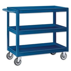 Pucel SC-2436-3-C5 Tray Top Stock Cart with 3 Shelves, 24" x 36" x 36"