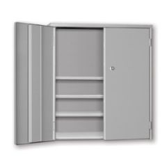 Pucel WBC-2630-3 Wall or Bench Storage Cabinet w/ 3 Shelves, 26.5" x 9" x 30" 