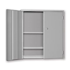 Pucel WBC-3524-2 Wall or Bench Storage Cabinet w/ 2 Shelves, 35" x 9" x 24" 
