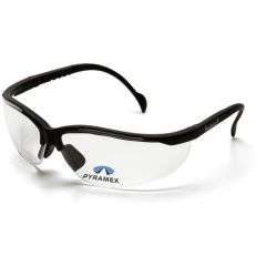 Pyramex SB1810R15 V2 Readers Safety Glasses, Black Frame & Clear Lens, 1.5x Magnification