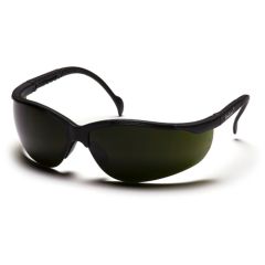 Pyramex SB1850SF Venture II Wrap Around Safety Glasses, Black Frame & 5.0 IR Filter Lens