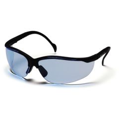 Pyramex SB1860S Venture II Wrap Around Safety Glasses, Black Frame & Infinity Blue Lens