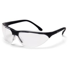 Pyramex SB2810ST Rendezvous Safety Glasses, Black Frame & Clear Anti-Fog Lens