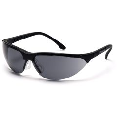 Pyramex SB2820ST Rendezvous Safety Glasses, Black Frame & Gray Anti-Fog Lens