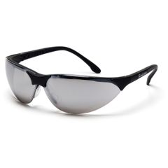 Pyramex SB2870S Rendezvous Safety Glasses, Black Frame & Silver Mirror Lens
