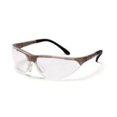 Pyramex SCG2810ST Rendezvous Safety Glasses, Crystal Gray Frame & Clear Anti-Fog Lens