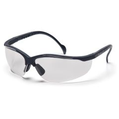Pyramex SSG1810S Venture II Wrap Around Safety Glasses, Slate Gray Frame & Clear Lens