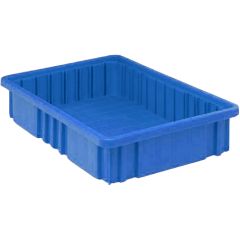 Quantum DG92035 Dividable Grid Containers, Blue, 10.88" x 16.5" x 3.5"