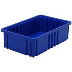 Quantum DG92050 Dividable Grid Containers, 10.88" x 16.5" x 5" - Blue