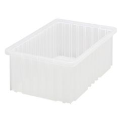 Clear-View Dividable Grid Containers, 10.88" x 16.5" x 6"
