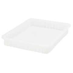 Clear-View Dividable Grid Containers, 17.5" x 22.5" x 3"