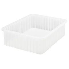 Clear-View Dividable Grid Containers, 17.5" x 22.5" x 6"