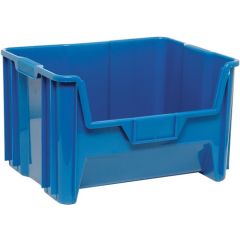 Quantum QGH700 Heavy-Duty Giant Stack Containers, Blue, 19.88" x 15.25" x 12.43"