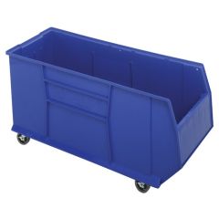 Quantum QRB176MOB RackBin Mobile Container, Blue, 16.5" x 41.88" x 17.5"