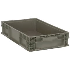 Quantum RSO2415-5 Heavy-Duty Straight Wall Stacking Container, 15" x 24" x 5"