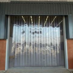 RAC Industries Plastic Strip Door Curtain Kit 