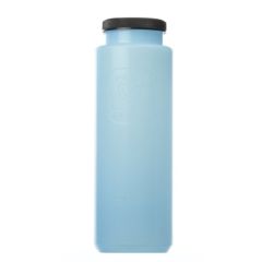R&R Lotion RSB-32-ESD Round Storage Bottle with Lid, Blue, 32 oz.