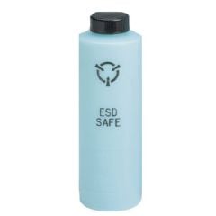 R&R Lotion RSB-8-ESD Round Storage Bottle with Lid, Blue, 8 oz.